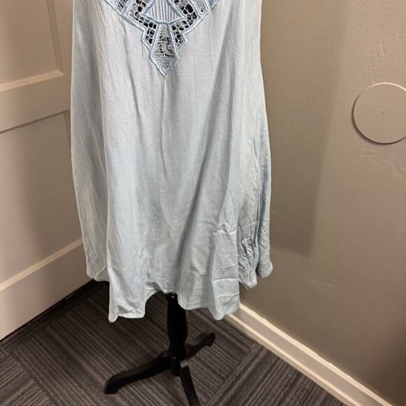 Cleobella Marina blue Mini Dress with cutout Aztec neckline - Picture 4 of 11